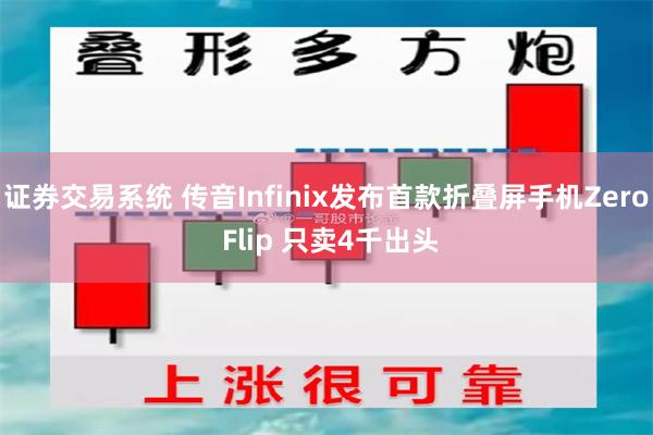 证券交易系统 传音Infinix发布首款折叠屏手机Zero Flip 只卖4千出头